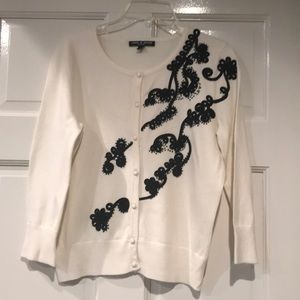 Cable & Gauge Petite Cardigan Sweater PS NWOT